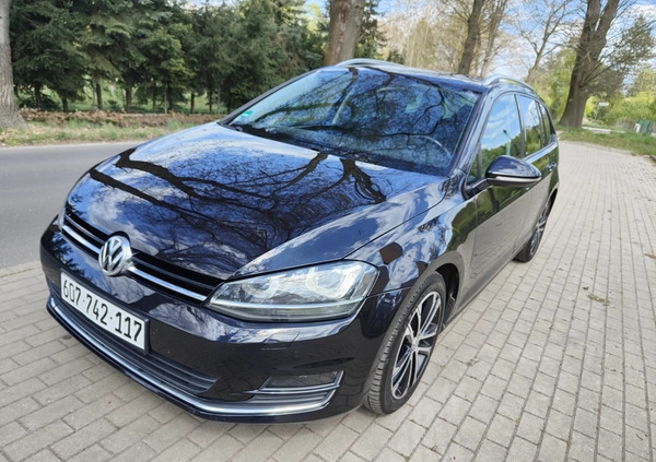 Volkswagen Golf cena 43900 przebieg: 174870, rok produkcji 2016 z Chocianów małe 92